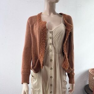 HWR cardigan brown